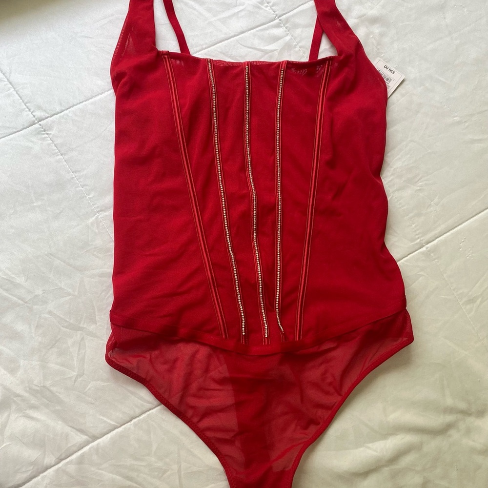 Auden Red Pajama Set Intimates Sleepwear